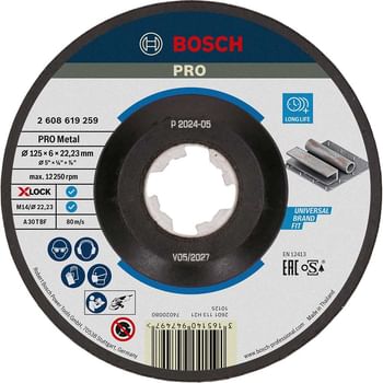 Bosch Expert X Lock Depressed Centre Grinding Disc