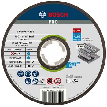 Bosch Expert X Lock Rapido Metal and Inox Cutting Disc