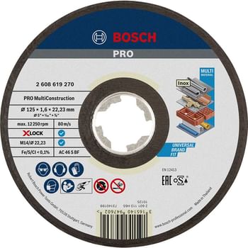 Bosch X Lock MultiConstruction Multi Material Cutting Disc