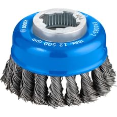 Bosch X Lock Steel Wire Cup Brush 0.5mm