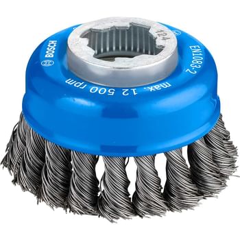 Bosch X Lock Steel Wire Cup Brush 0.5mm
