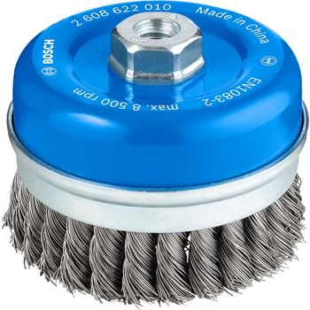 Bosch 0.5mm Knotted Steel Wire Cup Brush