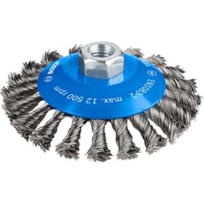 Bosch 0.5mm Knotted Conical Steel Wire Wheel Brush