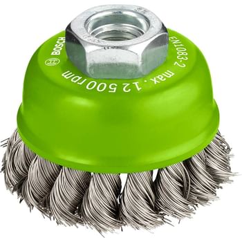 Bosch 0.35mm Inox Knotted Wire Cup Brush