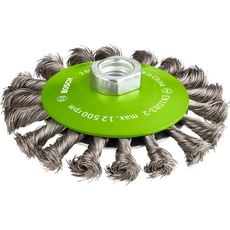 Bosch 0.35mm Inox Knotted Wire Wheel Brush