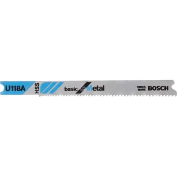Bosch U118 A Metal Cutting Jigsaw Blades