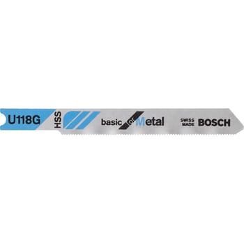 Bosch U118 G Metal Cutting Jigsaw Blades