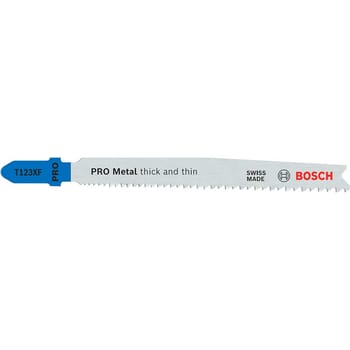 Bosch PRO T123 XF Progressor Metal Cutting Jigsaw Blades