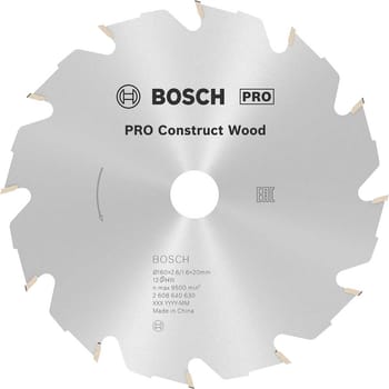 Bosch PRO Construct Wood Cutting Saw Blade