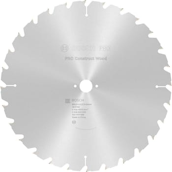 Bosch PRO Construct Nail Proof Wood Cutting Table Saw Blade