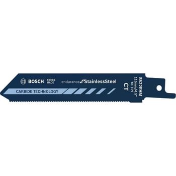 Bosch S522EHM Reciprocating Sabre Saw Blades for Stainless Steel