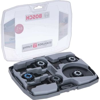 Bosch 5 Piece Universal Starlock Oscillating Multi Tool Cutting Blade Set