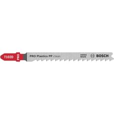 Bosch Pro T102D Plastics PP Clean Cutting Jigsaw Blade