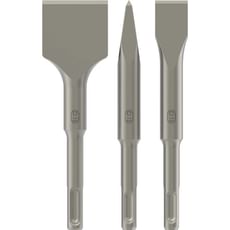Bosch 3 Piece SDS Plus Stubby Chisel Set Bosch 3 Piece SDS Plus Stubby Chisel Set
