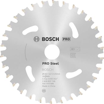 Bosch Cordless Circular Saw Blade for Steel