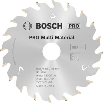 Bosch Standard Cordless Multi Material Cutting Circular Saw Blade