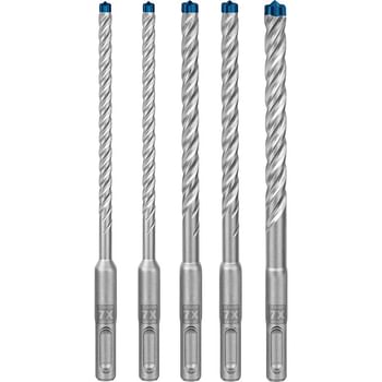Bosch Expert 5 Piece 7X SDS Plus Masonry Drill Bit Set