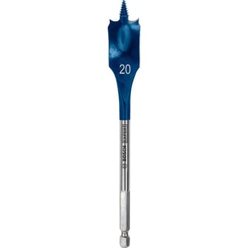 Bosch EXPERT Self Cut Speed Hex Shank Wood Flat Drill Bit 400mm Long