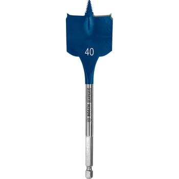 Bosch EXPERT Self Cut Speed Hex Shank Wood Flat Drill Bit 400mm Long