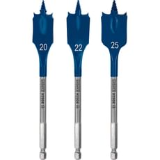 Bosch Expert 3 Piece Self Cut Speed Flat Spade Drill Bit Set