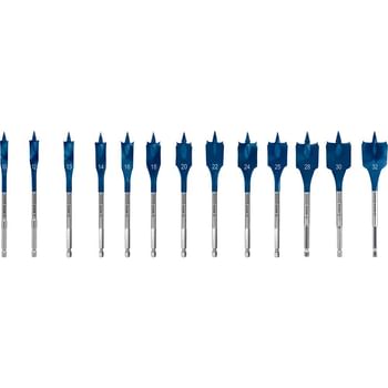 Bosch Expert 13 Piece Self Cut Speed Flat Spade Drill Bit Set