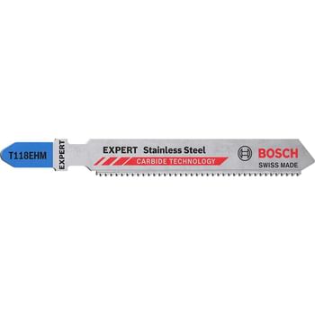 Bosch Expert T118EHM Stainless Steel Jigsaw Blades