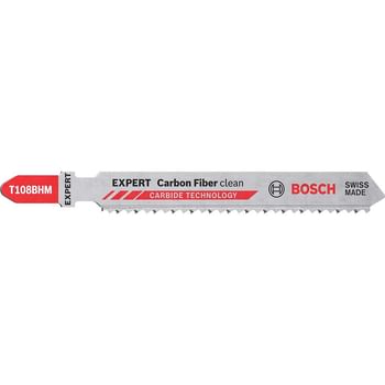 Bosch Expert T108BHM Carbon Fiber Clean Cut Jigsaw Blades