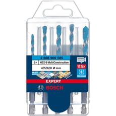 Bosch Expert 5 Piece Expert HEX-9 Multi Construction Drill Bit Set