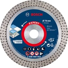Bosch Expert Hard Ceramic Diamond Cutting Disc for Mini Grinders 76mm Bosch Expert Hard Ceramic Diamond Cutting Disc for Mini Grinders 76mm