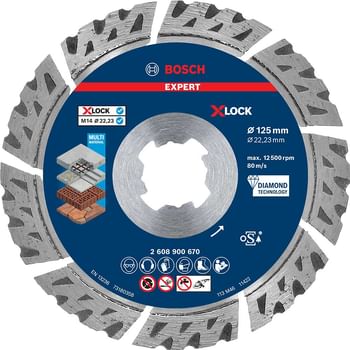 Bosch Expert Multi Material X Lock Diamond Cutting Disc