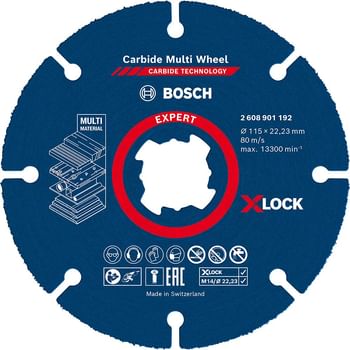 Bosch Expert X Lock Carbide Multi Cutting Disc