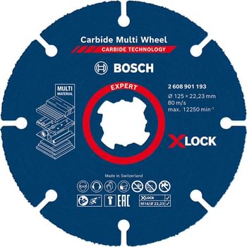 Bosch Expert X Lock Carbide Multi Cutting Disc