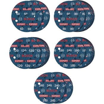 Bosch EXPERT O780 Foil Sanding Discs 125mm