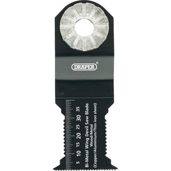 Draper Wing Devil BIM OIS Oscillating Multi Tool Metal and Wood Cutting Blade