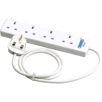 Draper 4 Socket Extension Lead