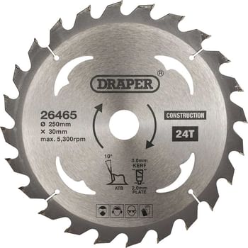 Draper TCT Construction Circular Saw Blade