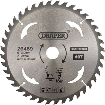 Draper TCT Construction Circular Saw Blade