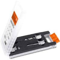 Fein 4 Piece Drilling, Tapping and Countersinking Set for Mag Drills 