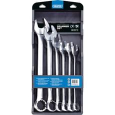 Draper 6 Piece Hi Torq Jumbo Combination Spanner Set Metric Draper 6 Piece Hi Torq Jumbo Combination Spanner Set Metric
