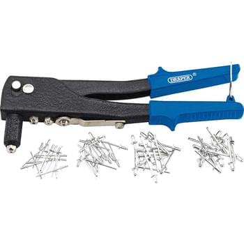 Draper Riveter and Assorted Rivets Set