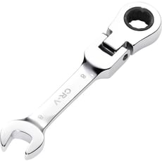 Draper Hi-Torq Stubby Flexible Head Ratchet Combination Spanner Draper Hi-Torq Stubby Flexible Head Ratchet Combination Spanner