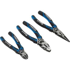 Draper 3 Piece Blue High Leverage Plier Set Draper 3 Piece Blue High Leverage Plier Set