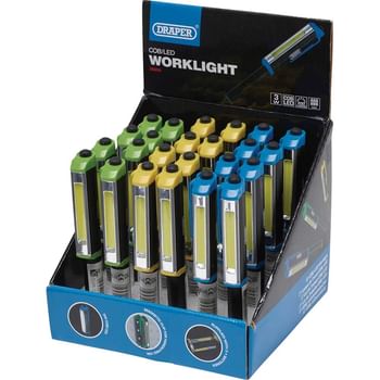 Draper COB LED Aluminium Pocket Torch