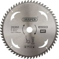 Draper TCT Construction Circular Saw Blade Draper TCT Construction Circular Saw Blade
