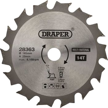 Draper TCT Multi Purpose Circular Saw Blade
