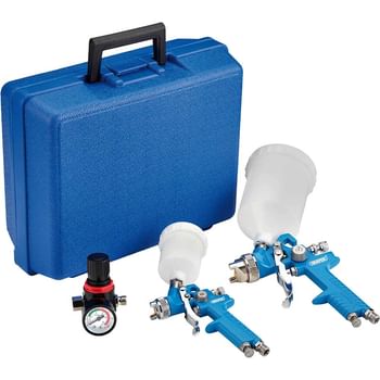 Draper 7 Piece HVLP Air Paint Spray Gun Kit