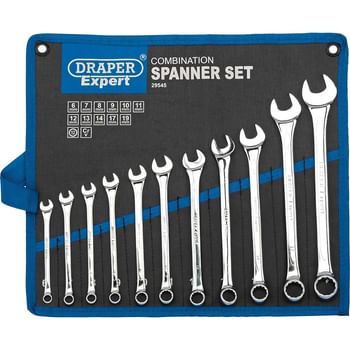 Draper 11 Piece Combination Spanner Set Metric