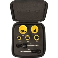 Starrett KDC05021 7 Piece Electricians Hole Saw Set