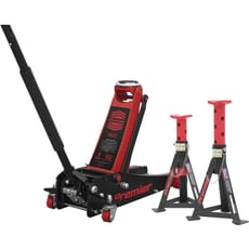 Sealey Premier 3040A Rocket Lift Trolley Jack and Axle Stands Set