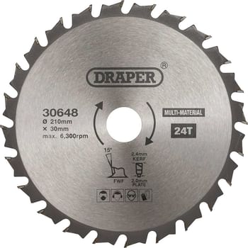 Draper TCT Multi Purpose Circular Saw Blade